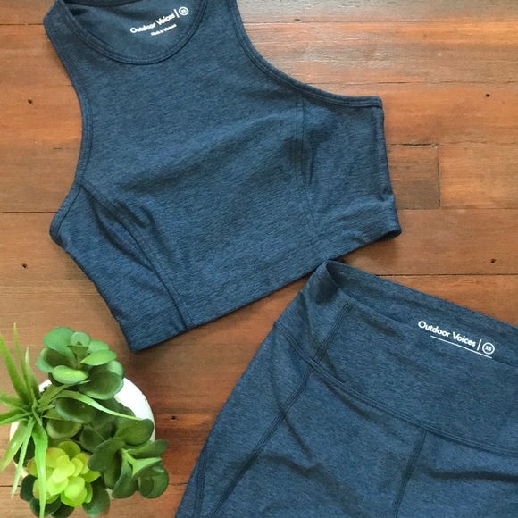 Outdoor Voices Other - Outdoor Voices Crop + Leggings Set